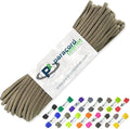 Paracord Planet 100' Hanks Parachute 550 Cord Type III 7 Strand Paracord Top 40 Most Popular Colors