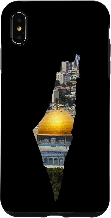 Palestinian Map Al Aqsa Jerusalem in Palestine Case for iPhone XS Max