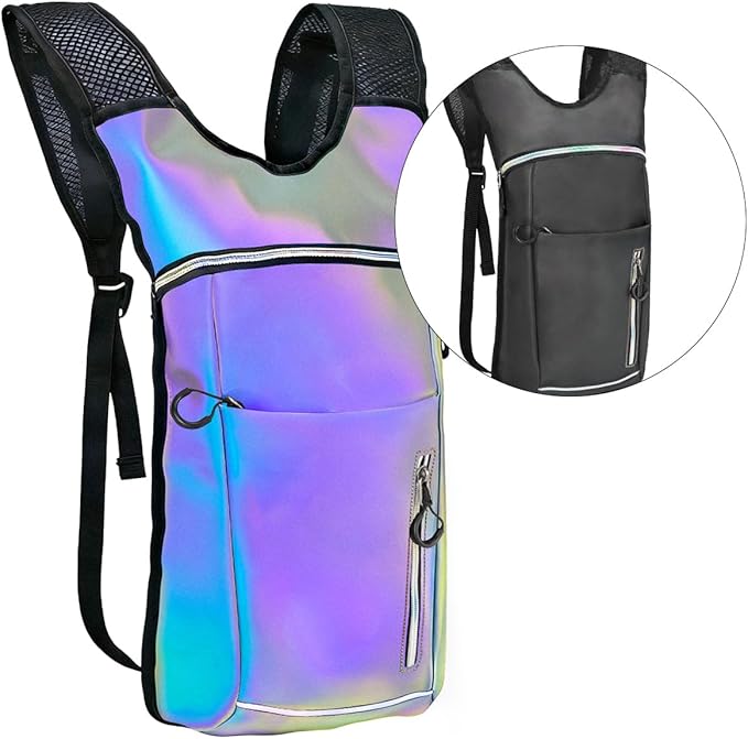 Hydration Backpack, Water Backpack with 2L Hydration Bladder, Rave Backpack Hydration Pack, Festival Essential for Raves, Hiking, Cycling, Climbing, Running, Outdoor, Camping and More