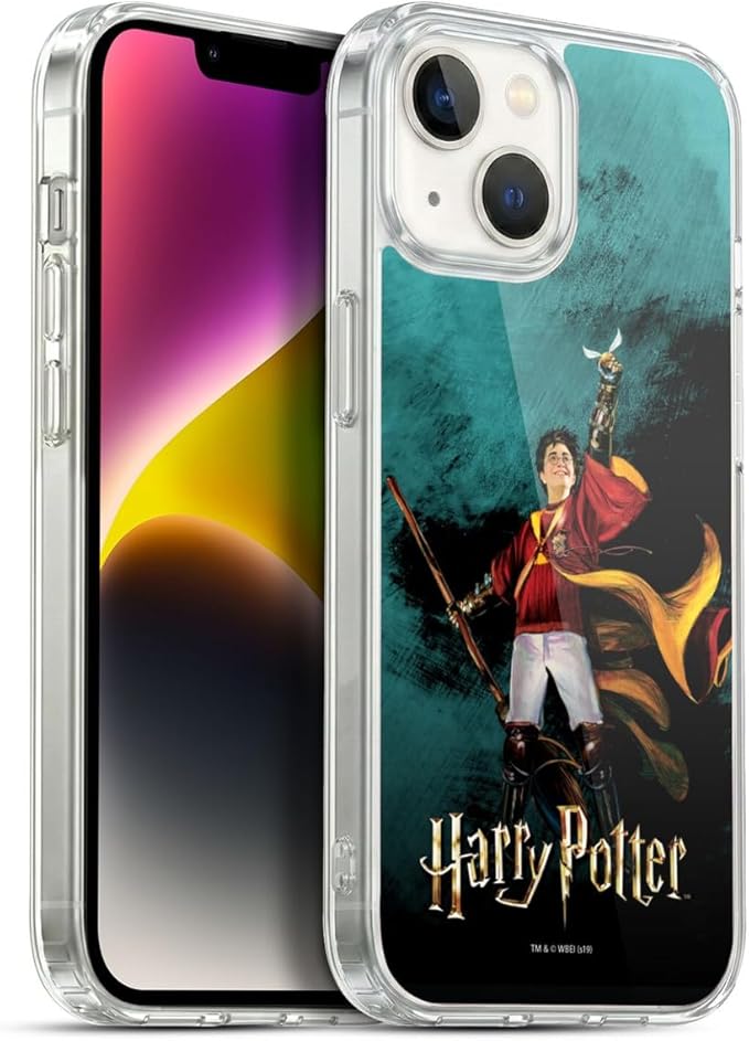 Head Case Designs Officially Licensed Harry Potter Quidditch 3 Prisoner of Azkaban II Gel Case [Military Grade Protection] Compatible with Apple iPhone 14