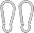 LESHIRY Large Carabiners Keychain 3" Aluminum D Shape Premium Durable D-Ring Carabiner Clip Hook Camping Accessories Snap Link Key Chain Durable Improved Design