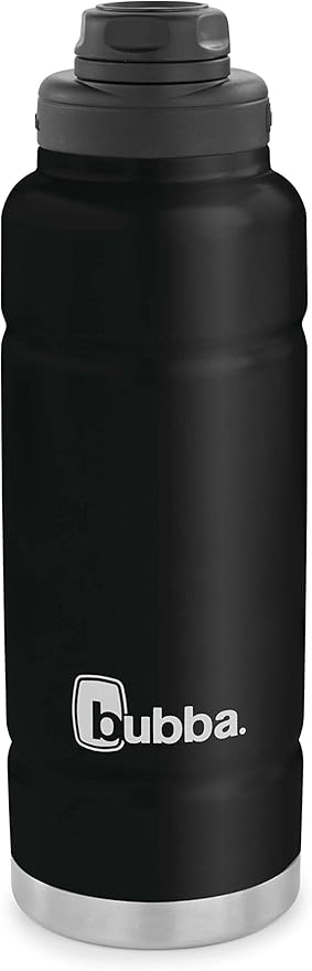 Bubba Trailblazer, Vacuum-Insulated Stainless Steel Water Bottle, 40oz., Licorice