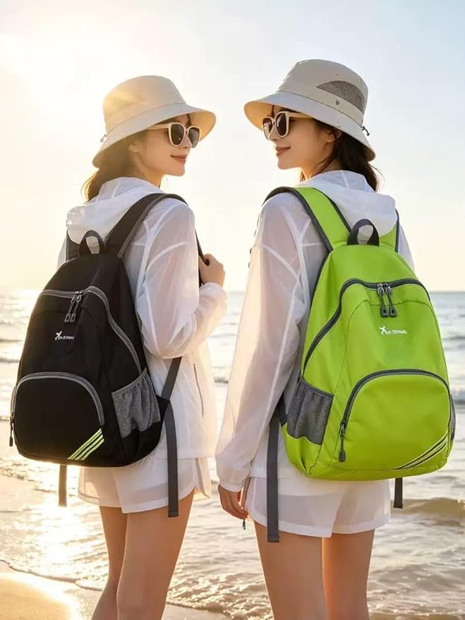 Geboldil Men's and women's waterproof backpack traveling backpack green