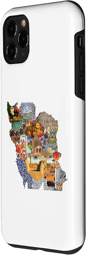 Map of Persian empire, Iran Map Case for iPhone 11 Pro