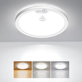 BLNAN Motion Sensor Ceiling Light Wired, 8.7 Inch 3000K 4000K 5000K Selectable LED Flush Mount Light Fixture, Motion Activated Light with Timer for Hallway Stair Walk-in Closet, Non-Dimmable 1 Pack