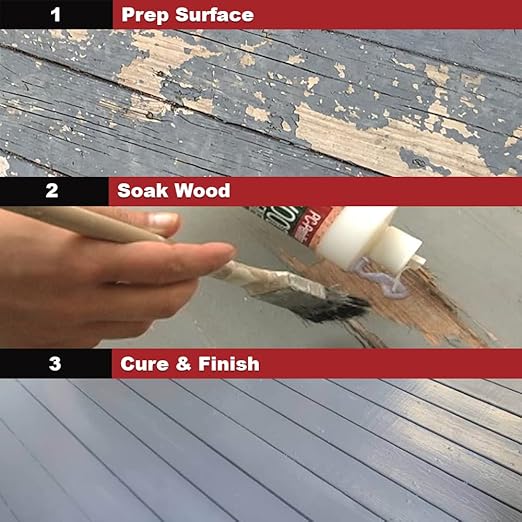 PC-Products Wood Repair Epoxy Paste and Wood Hardener Kit, PC-Woody 24 oz and PC-Petrifier 32 oz