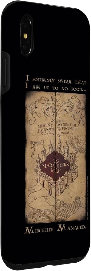 iPhone XS Max Harry Potter Marauder's Map Words Case