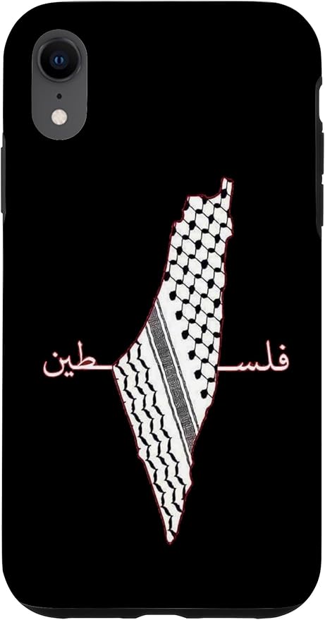 Keffiyeh Palestine Map Arabic Scarf Shemagh Palestinian Flag Case for iPhone XR