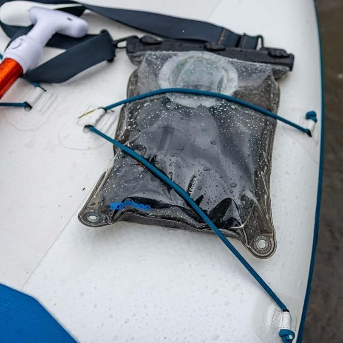 Aquapac Multi-Purpose Large Waterproof Case, 9" by 12", 23 by 31cm, for Maps, Phones, Documents, Waterproof to 10m / 30ft, Shoulder Strap
