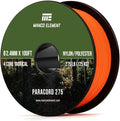 2.4mm Paracord 275LBS 100FT Rope Cord - 4 Strand, Nylon & Polyester, Abrasion Resistance - Orange