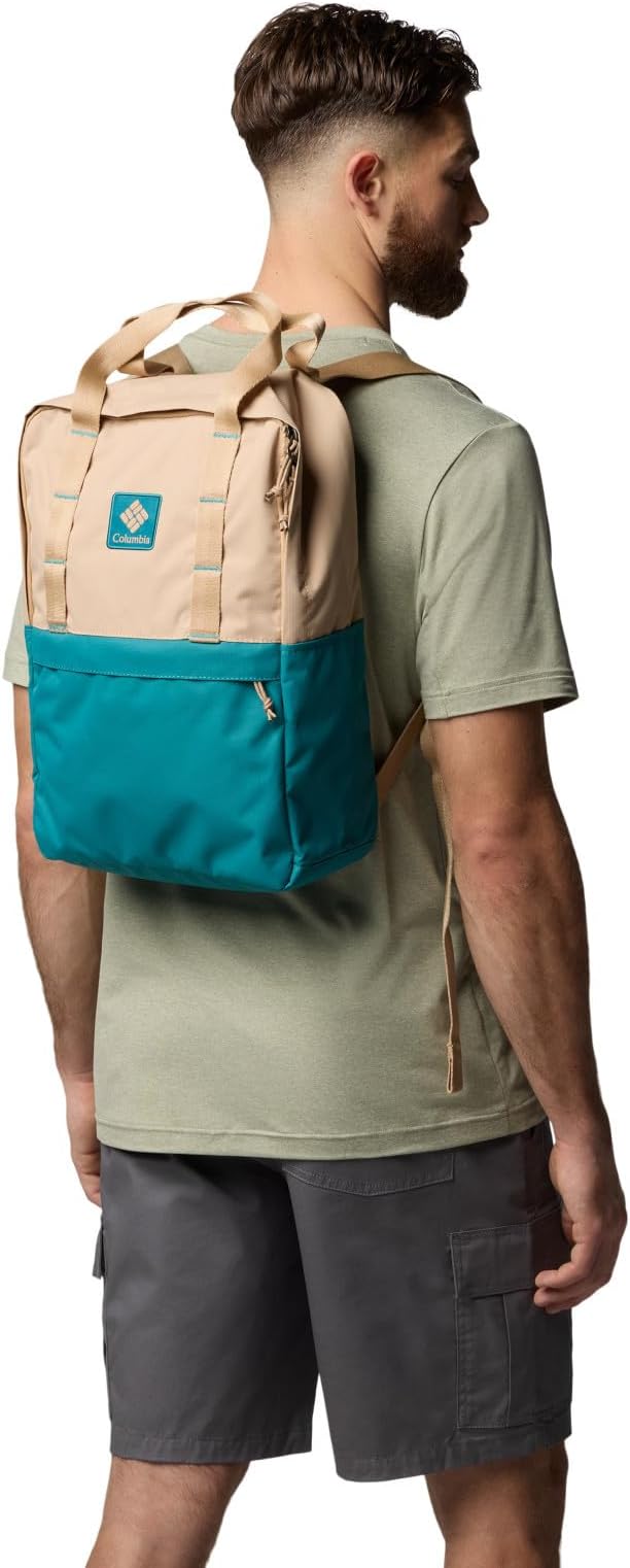 Columbia Unisex Trail Traveler 18L Backpack, Canoe/River Blue, One Size