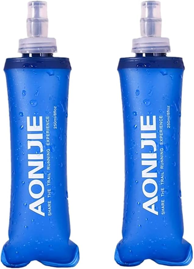 AONIJIE 250ML/350ML/500ML/600ML Portable TPU Soft Water Bottle Folding Soft Flasks For Outdoor Marathon Running Hydration Camping Hiking