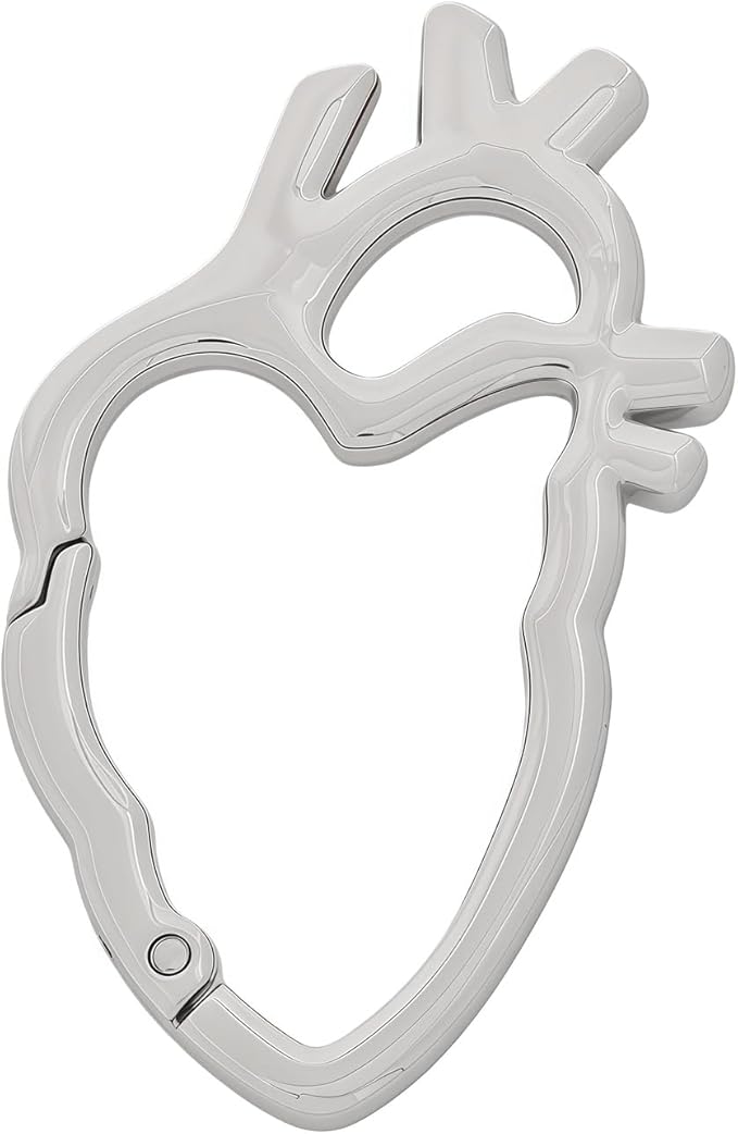 Gothic Keychain - Cute Carabiner Clip, Cool Y2K Fashion Carabiner for Keys, Backpacks, Cars & Daily Decoration