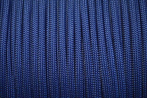BORED? PARACORD! 550 lb Paracord – Ideal for Crafting, DIY Projects, Camping, Military & Active Outdoors – 300+ Colors – Tactical Parachute Cord Type III – Strong - Navy Blue 50 Feet