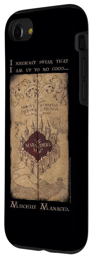 iPhone SE (2020) / 7 / 8 Harry Potter Marauder's Map Words Case