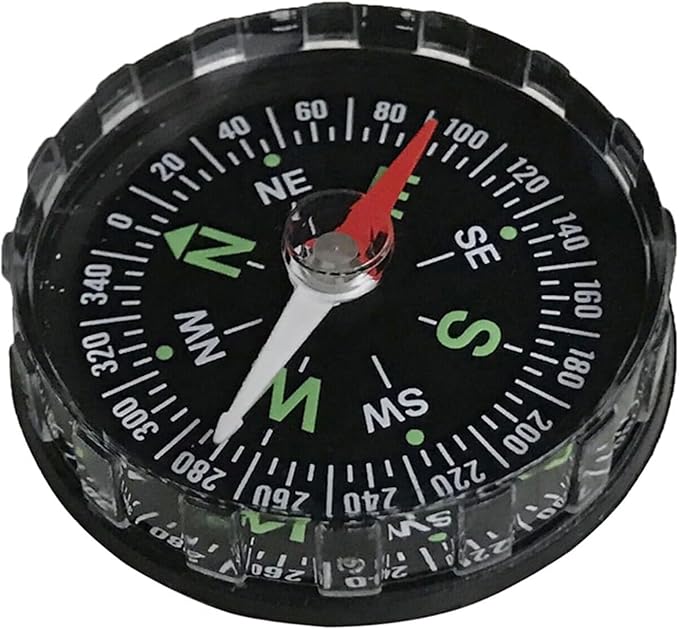 Black Waterproof Pocket Watch Compasses Navigation Compasses Professional Clear Camping Hiking Pocket Hiking Survival Gadgets