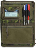 Tactical Notebook Covers Tactical Admin Notebook Cover System | Zippered Map Case | Fits US Standard Size Paper 8.5” x 11” & A4 Notebooks | Durable Field Organizer (Canadian Digital Camo)