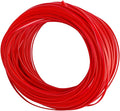GORGECRAFT 30m*5mm Rattan Weaving Wicker Outdoor Red Synthetic Rattan Roll Wicker Repair Kit Flat Cord Webbing Basket Weave Patio Chair Sofas Repair Supplies for Lawn Furniture Garden