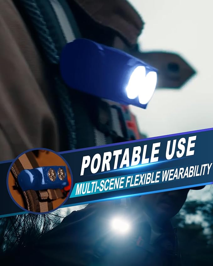 Headlamp Rechargeable 2PCS,4500L Super Bright Light Bright LED Rechargeable Headlight with White Light, Waterproof Head Lamp with Headband for Outdoor Camping, Hiking,Camping Essentials,Working