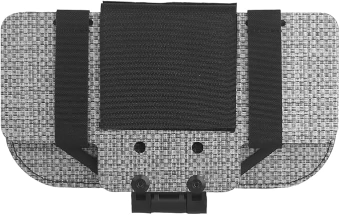 Airsoft Plate Carrier Accessory Molle Phone Mount Outdoor Lightweight Navigation Board for 15Pro, Wide Angle Foldable Phone Holder Chest Rig Hovering Tactical Vest Mount
