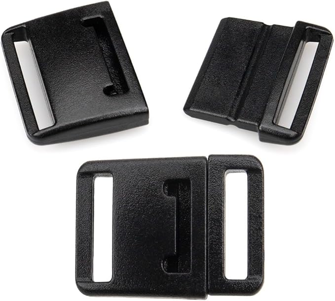 Paracord Planet Prong Release Buckles – Plastic Safety Breakaway Buckles for Neck Straps, Lanyards and More!