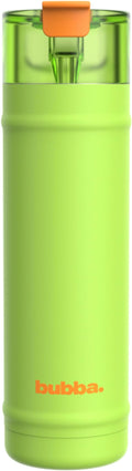 bubba 24 oz Dualsip Insulated Stainless Steel Water Bottle with Straw - Reusable, Leakproof, Lightweight, Dishwasher Safe, Lead-Free and BPA-Free, Glow Up
