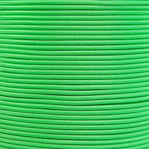 Paracord Planet 1/8-Inch Shock Cord for Replacements, Repairs, and Outdoors – Neon Green (25 ft)
