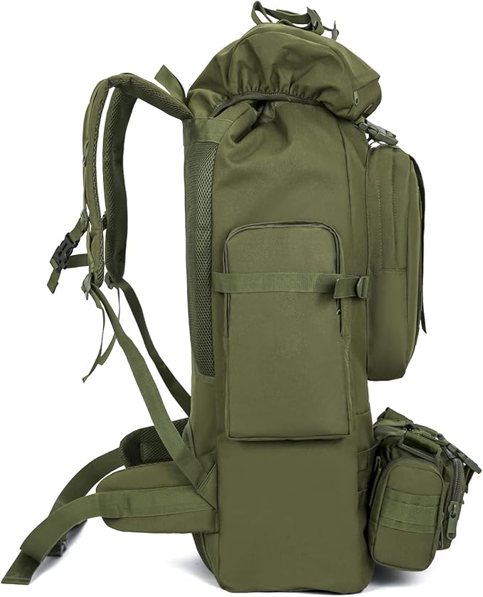 100L Camping Hiking Backpack,Molle military Tactical rucksack backpack,Waterproof Lightweight Hiking Backpack