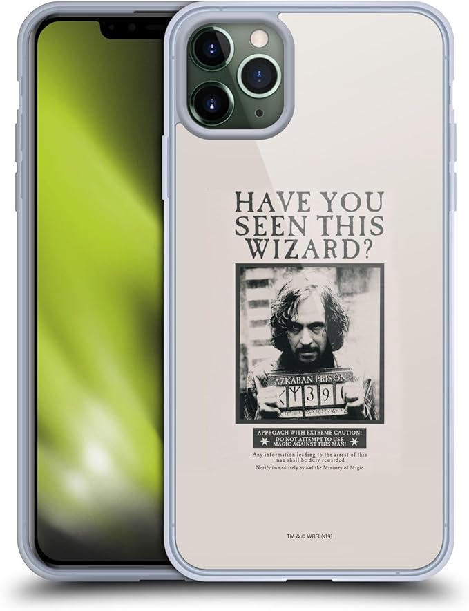 Head Case Designs Officially Licensed Harry Potter Sirius Black Poster Prisoner of Azkaban II Gel Case [Military Grade Protection] Compatible with Apple iPhone 11 Pro Max and Compatible with MagSafe