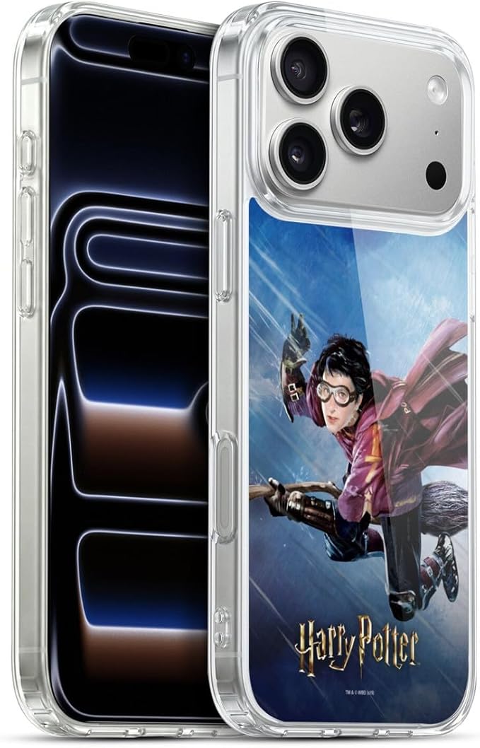Head Case Designs Officially Licensed Harry Potter Quidditch 1 Prisoner of Azkaban II Gel Case [Military Grade Protection] Compatible with Apple iPhone 17 Pro Max