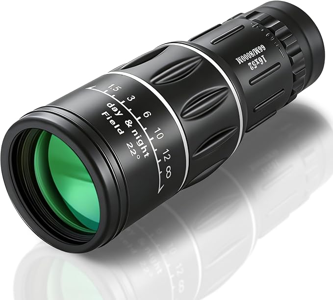 16X52 Monocular Telescope High Power for Adults, Compact Prism Monocular with HD Lens for Bird Watching, Hiking, Travel & Outdoor Activities