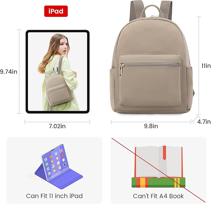LOVEVOOK Mini Backpack for Women Light Weight Small Waterproof Backpack Purses Daily Backpack… | Light Weight