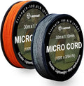 Micro Paracord, 1.18mm x 100ft Thin Mini Utility Braided Small Paracord for Crafting, DIY Project, Camping and More