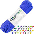 Paracord Planet 100 Feet Hanks Parachute 550 Cord Type III 7 Strand Paracord Electric Blue