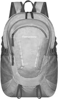 30L Large capacity Lightweight Packable Foldable Backpack，women and men Hiking backpack，Outdoors Travel Backpack (Silver Grey)