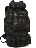 100L Camping Hiking Backpack,Molle military Tactical rucksack backpack,Waterproof Lightweight Hiking Backpack
