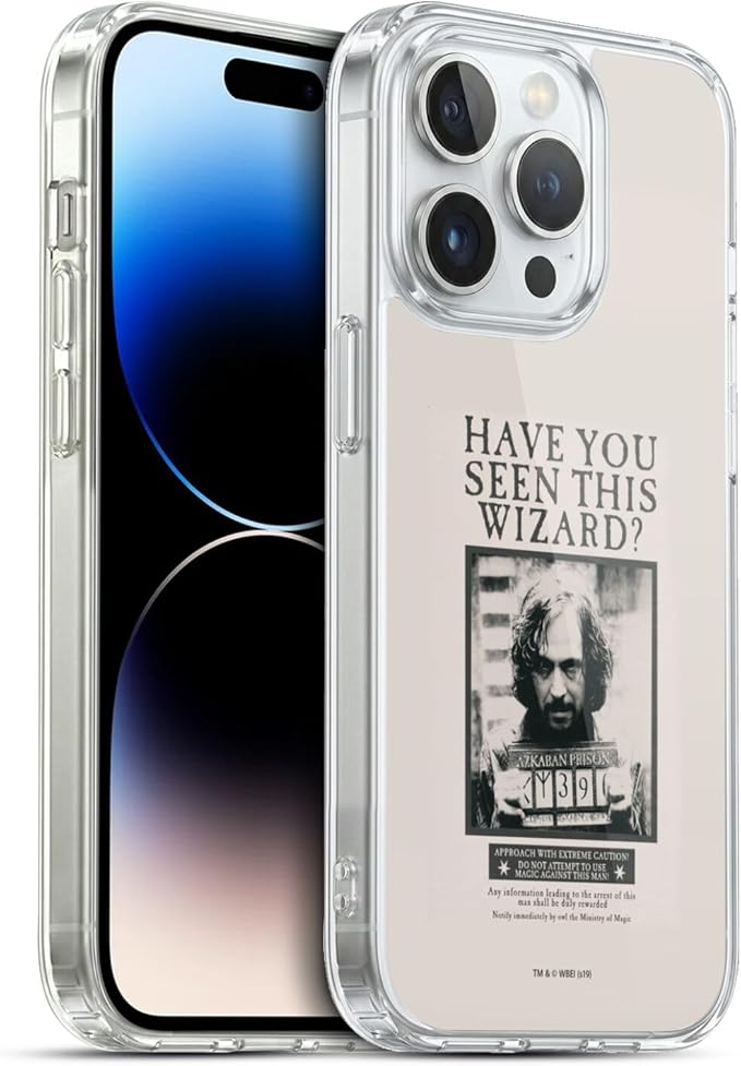 Head Case Designs Officially Licensed Harry Potter Sirius Black Poster Prisoner of Azkaban II Gel Case [Military Grade Protection] Compatible with Apple iPhone 13 Pro and Compatible with MagSafe