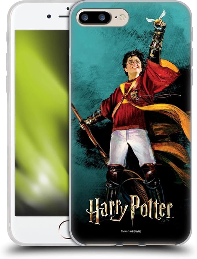 Head Case Designs Officially Licensed Harry Potter Quidditch 3 Prisoner of Azkaban II Gel Case [Military Grade Protection] Compatible with Apple iPhone 7 Plus/iPhone 8 and Compatible with MagSafe