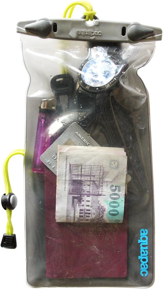 Aquapac Multi-Purpose Medium Waterproof Case, 6" by 10", 15 by 26cm, For Maps, Phones, Documents, Waterproof to 10m / 30ft, Lanyard Included