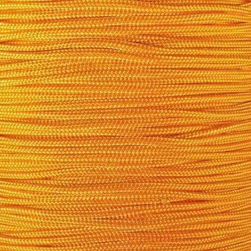 Paracord Planet 325 Paracord – 3 mm Type II Nylon Parachute Cord with 3 Inner Strands (Goldenrod, 10 ft)