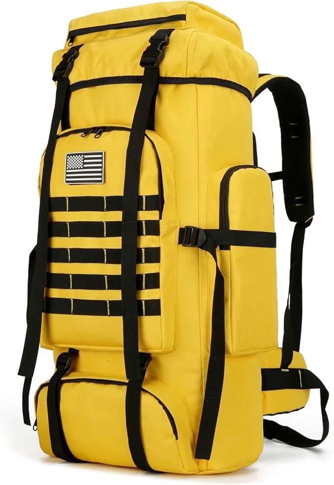 Hiking Backpack for Men 70L/100L Camping Backpack Military Rucksack Molle 3 Days Assault Pack for Climbing | Camping Backpack, 3 Days Assault Pack, for Climbing