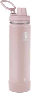 Takeya Actives Stainless Steel Water Bottle, Insulated Spout Lid, Keeps Drinks Cold 24 Hrs, Leakproof, Durable, Dishwasher Safe, Ideal for Gym, Travel, Fits Most Cup Holders, 18 oz/Teal