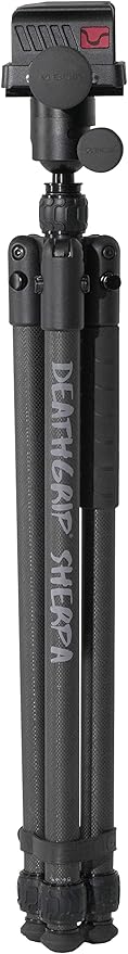 BOG DeathGrip Aluminum Tripod with Durable Frame, Lightweight, Stable Design, Bubble Level, Adjustable Legs, Shooting Rest, and Hands-Free Operation for Hunting, Shooting, and Outdoors