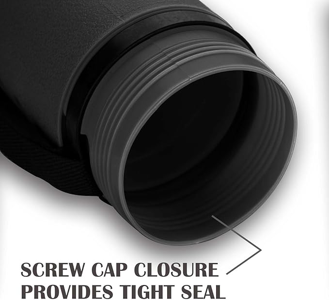 JJRING Black Poster Tube, 25" to 40" Extendable Poster Storage Holder Tube with Carrying Strap, Poster Carrying Case for Blueprints, Scrolls, Maps and Architect Papers