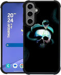 for Samsung Galaxy S24 S25 Plus Case, Skeleton Winding Snake Pattern Graphic Design Girl Boy Soft Silicone Hard Acrylic Shock Protection for Samsung Galaxy S24 S25 Plus
