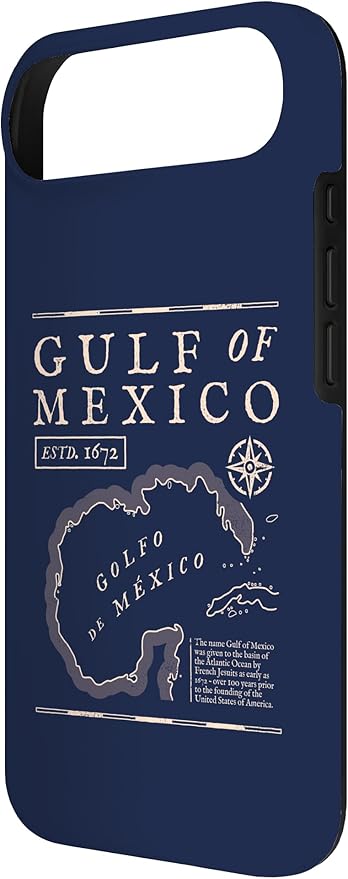 Gulf of Mexico 1672 Historic Map Case for iPhone Air