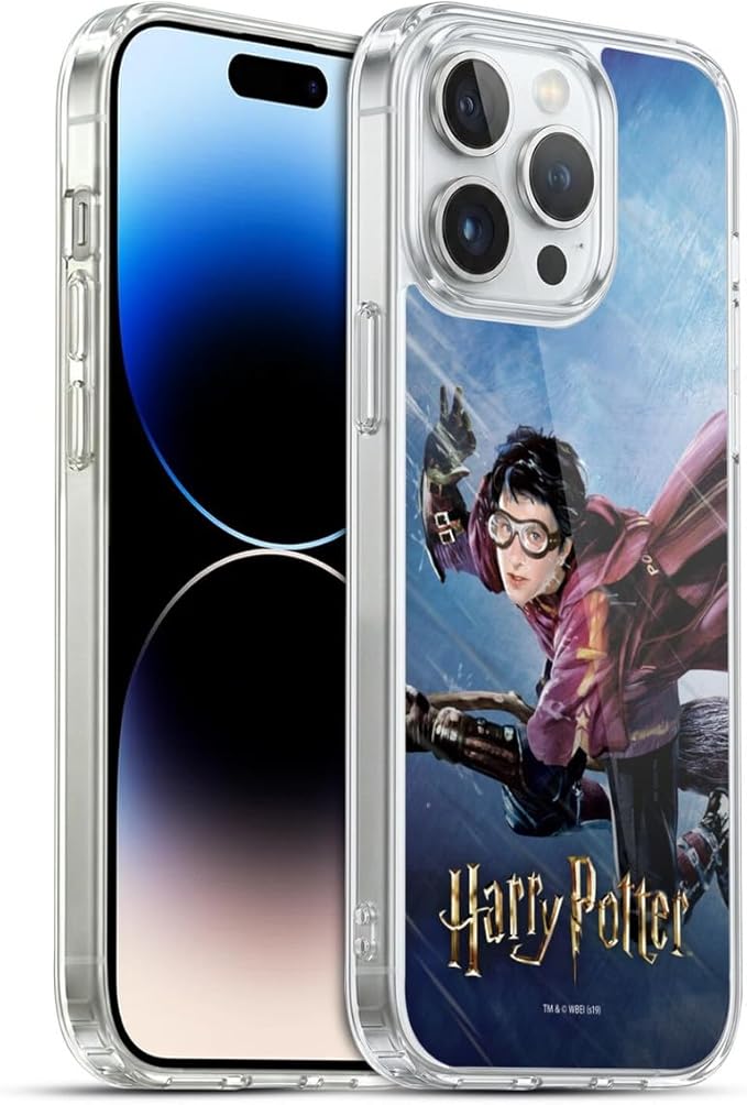 Head Case Designs Officially Licensed Harry Potter Quidditch 1 Prisoner of Azkaban II Gel Case [Military Grade Protection] Compatible with Apple iPhone 14 Pro Max and Compatible with MagSafe