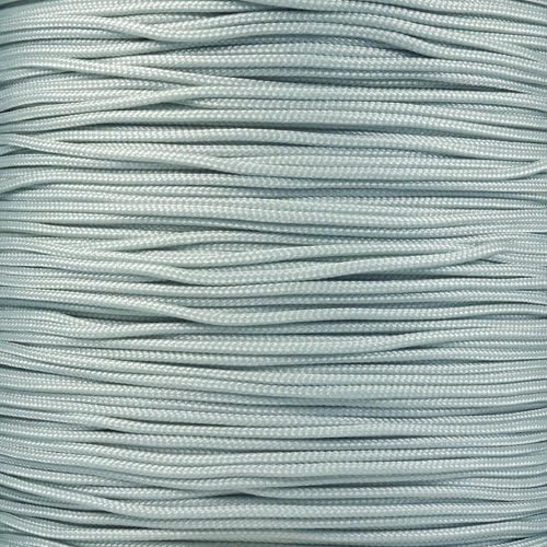 Paracord Planet 95lb Paracord – 1 Strand Type I Parachute Cord for Outdoors and DIY – Silver Gray (25 ft)