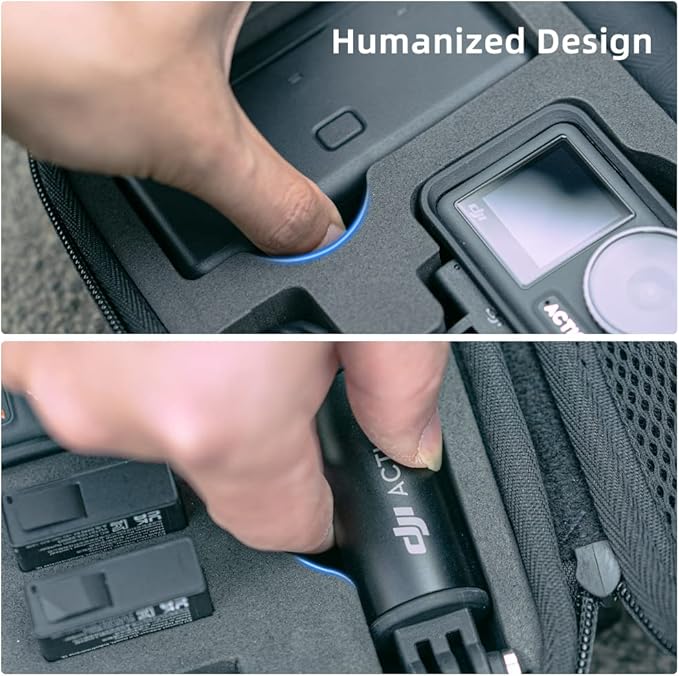 SUREWO Surface-Waterproof DJI Osmo Action 6 Carrying Case,Travel Portable Bag Compatible With DJI Osmo Action 6/5 Pro/4/3 Adventure Combo Accessories