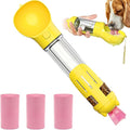 Portable Travel Water Collapsible Bowl Set Dispenser for Dog Walking Bag with Water Bottle Holder Small Size Dog 300ml